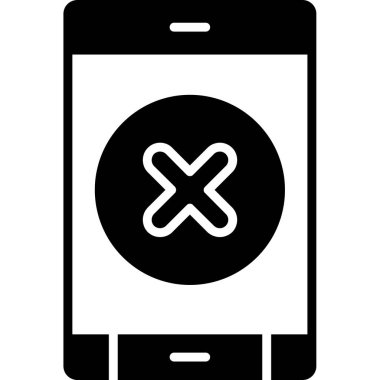 Modern akıllı telefon simgesinin vektör çizimi