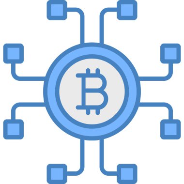 Bitcoin kripto para kripto para birimi simgesi