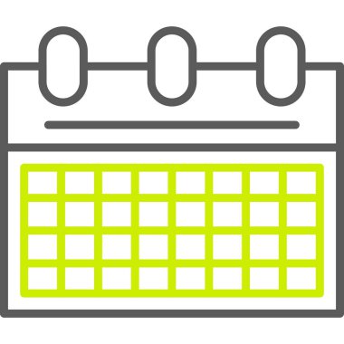 takvim olay simgesi, özet takvimi