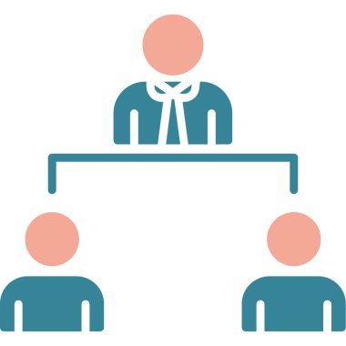 Toplantı. Web simgesi basit illüstrasyon