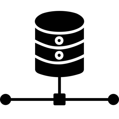 Namlu vektör simgesi düz simge