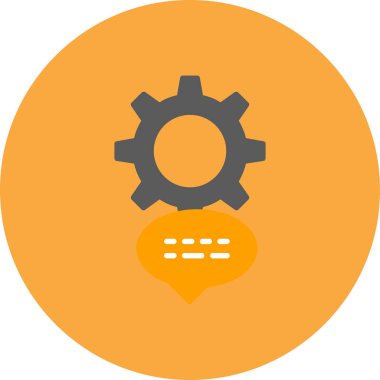 Teçhizat Web simgesi basit illüstrasyon