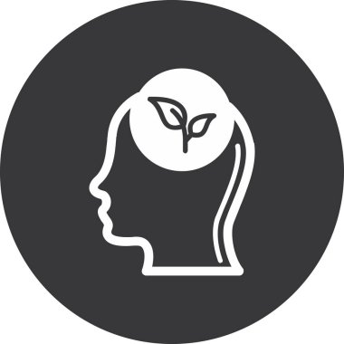 Bir bitkinin vektör illüstrasyonu