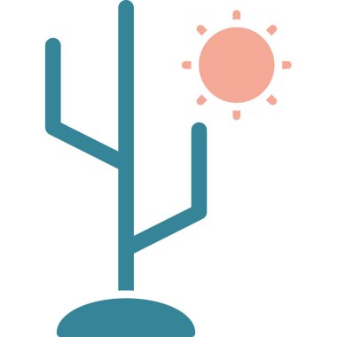 Bir bitkinin vektör illüstrasyonu