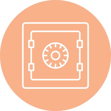 Bir saatin vektör simgesi