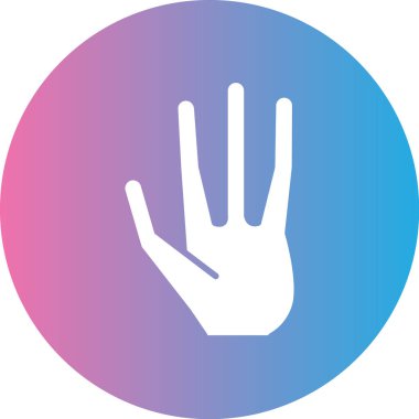 el simgesi vektör illüstrasyonu