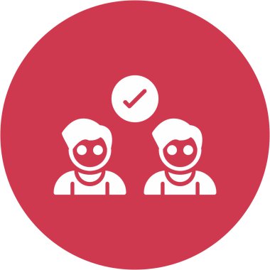 İnsan simgesinin vektör illüstrasyonu