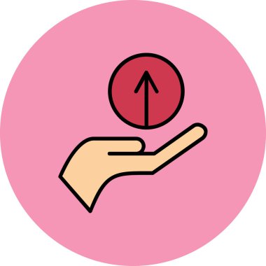 Modern simgenin vektör illüstrasyonu