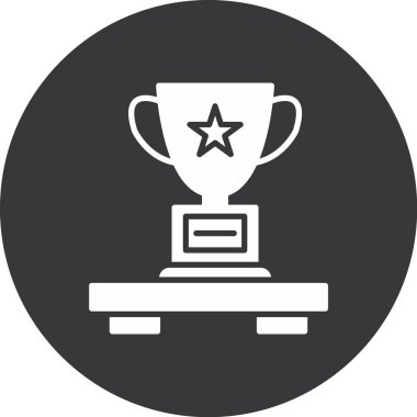 kupa simgesi vektör illüstrasyonu