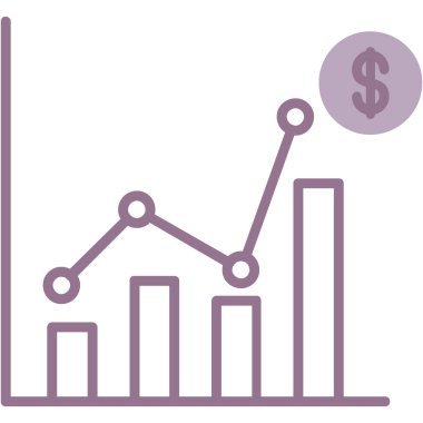iş büyüme vektör simgesi