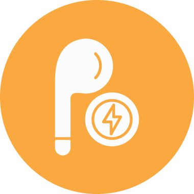 Bir dolgu simgesinin vektör illüstrasyonu