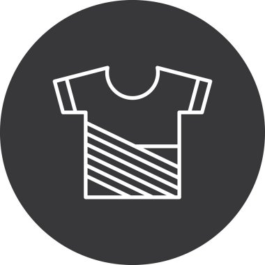 Gömlek ikonu. vektör illüstrasyonu