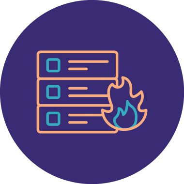 Simge vektör resimlemesini ateşle