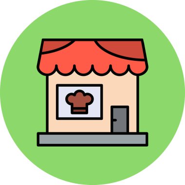 mağaza, ticari ve mobil için basit vektör illüstrasyonuName