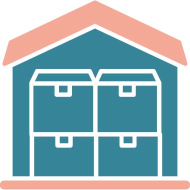 Ev. Web simgesi basit illüstrasyon