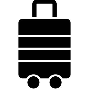 bagaj vektör simgesi, modern biçim