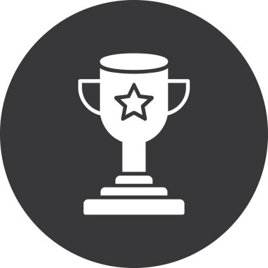 Ödül kupası simgesi taslak biçiminde