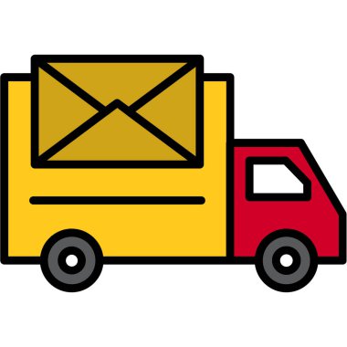 Mektuplu teslimat kamyonu