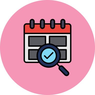 Ara. Web simgesi basit illüstrasyon