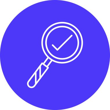 Arama simgesinin vektör illüstrasyonu