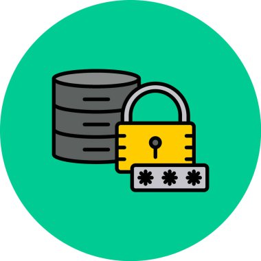 veri merkezi vektör simgesi