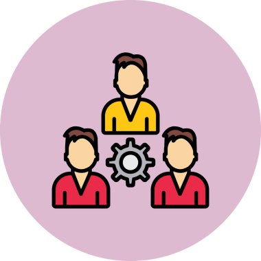 İnsan simgesinin vektör illüstrasyonu