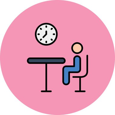 İnsan simgesinin vektör illüstrasyonu