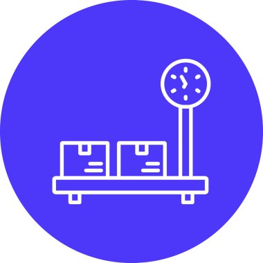 Bir tren simgesinin vektör illüstrasyonu