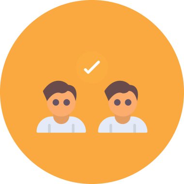 İnsan simgesinin vektör illüstrasyonu