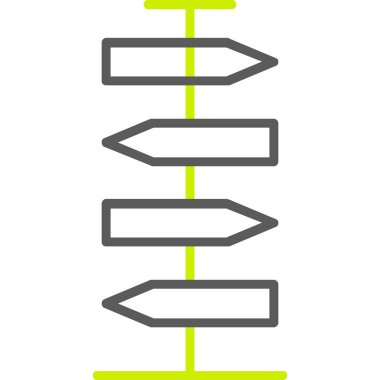 Yol tabelası. Basit tasarım