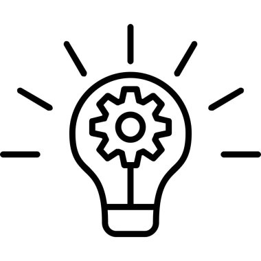yaratıcı fikir vektör simgesi