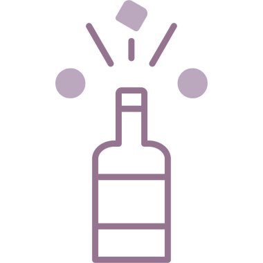 alkollü içecek simgesi ana hatlarıyla