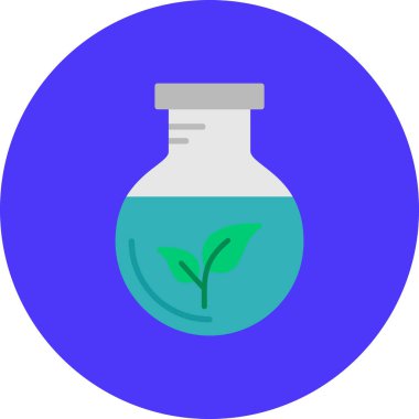 Bitki. Web simgesi basit illüstrasyon