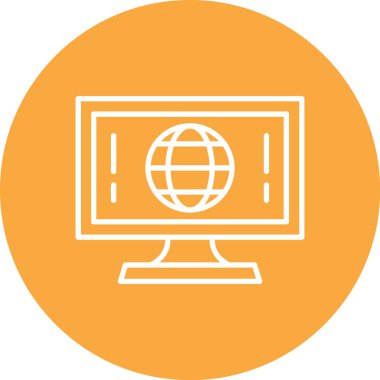 seo modern simgesinin vektör illüstrasyonu