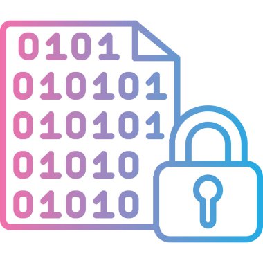 Kilit. Web simgesi basit illüstrasyon