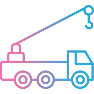 vinç ağır simgeyi kaldırıyor