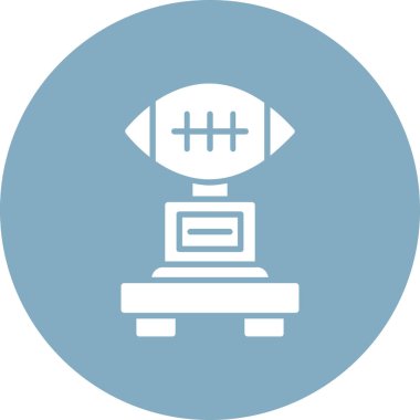 Futbol simgesi, vektör illüstrasyonu