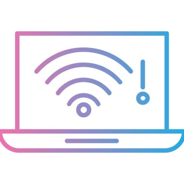 İnternet web simgesi, basit vektör illüstrasyonu