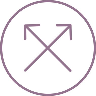 yön ok simgesi ana hat biçiminde