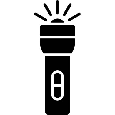 Bir ampulün vektör illüstrasyonu