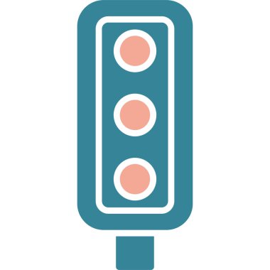Vektör trafik ışığı simgesi