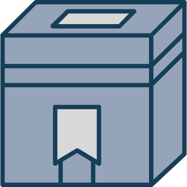 oy pusulası seçim simgesi - özet biçimi