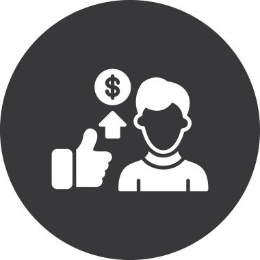 iş simgesi vektör illüstrasyonu