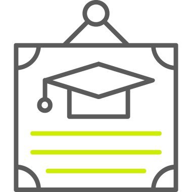 Eğitim simgesinin vektör illüstrasyonu