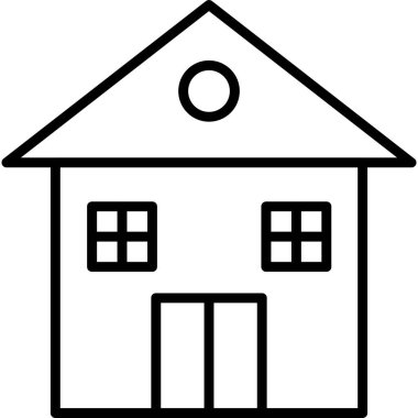 ev simgesi ana hatlarıyla oluşturuluyor