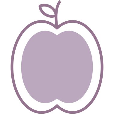 Taze meyve. Web ve yazdırma için illüstrasyon