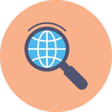 seo modern simgesinin vektör illüstrasyonu