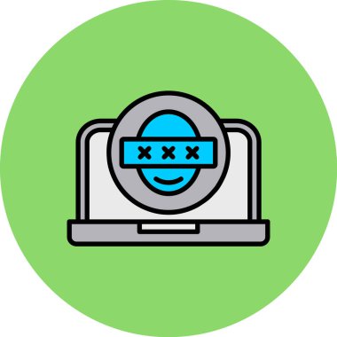 bilgisayar ekranı simgesi, vektör illüstrasyon tasarımı