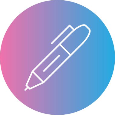 kalem simgesinin vektör illüstrasyonu