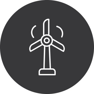 Klima simgesi, basit vektör illüstrasyonu